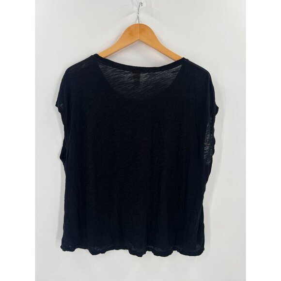 Todd Snyder Champion L Muscle Tee Supima Modal Black Red Graphic 90s - Picture 5 of 10